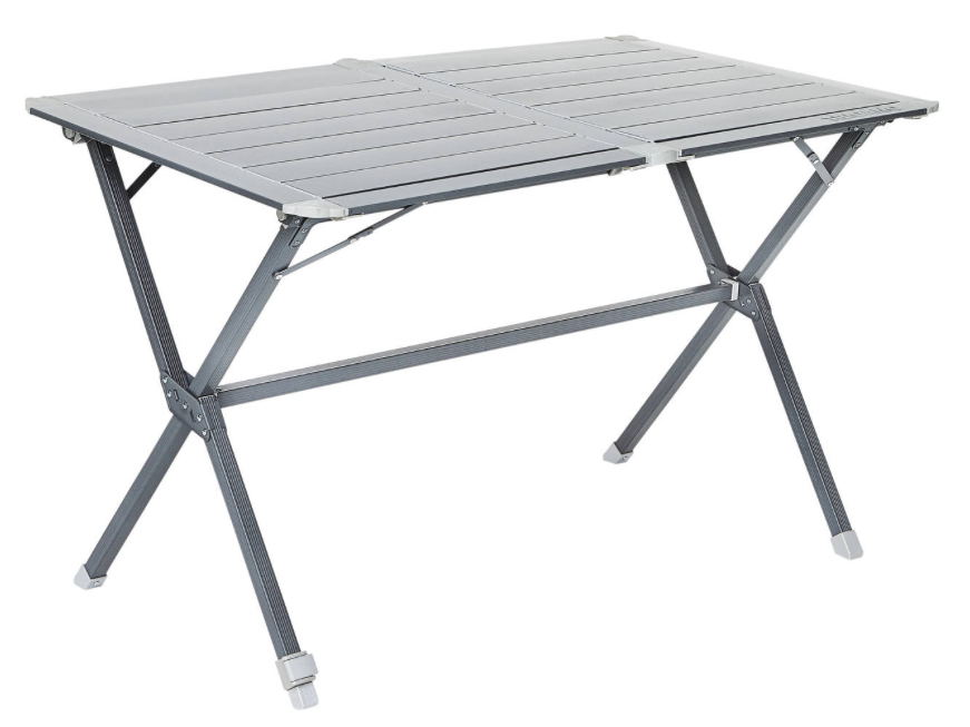 tavolino alluminio 110/60cm noleggio produzione milano capture-go